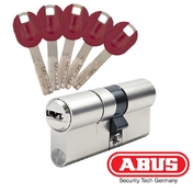 Цилиндр ABUS (Германия) Bravus 3500 MX Magnet, 5 ключей 105 мм (45х60 мм) Никель Ключ-Ключ