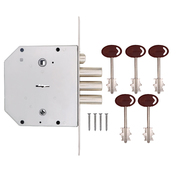 Замок врезной 06.41 SHERLOCK с задвижкой правый