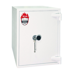 Seif pentru casa și birou GRIFFON FRS.57.K WHITE (580x465x478 mm) Antifoc Antiefracție