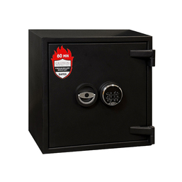 Seif pentru casa și birou GRIFFON FRS.45.E BLACK (460x465x478 mm) Antifoc 