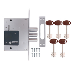 Замок врезной|257-L SHERLOCK|(BS-60 мм), 4 ключа