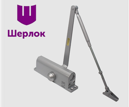 Amortizor de uși SHERLOCK B3D Silver (argint)  40-65 kg -35С°...+55С°  cu fixare