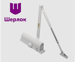 Amortizor de uși SHERLOCK B3D White (alb)  40-65 kg -35С°...+55С°  cu fixare