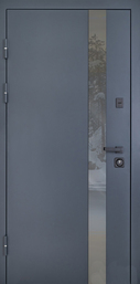 Ușa de exterior din metal NORDI (860x2040, 960x2040 mm)