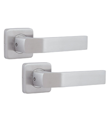 Set de mânere pentru uși exterior|ROSTEX (R. Cehă)|TREVISO mov-mov 38-52 mm| (inox mat)
