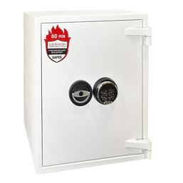 Seif pentru casa și birou GRIFFON FRS.57.E WHITE (580x465x478 mm) Antifoc 
