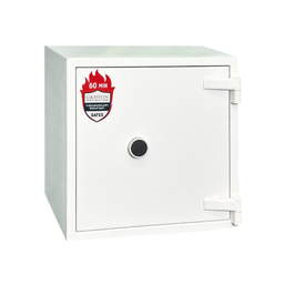 Seif pentru casa și birou GRIFFON FRS.45.K WHITE (460x465x478 mm) Antifoc Antiefracție